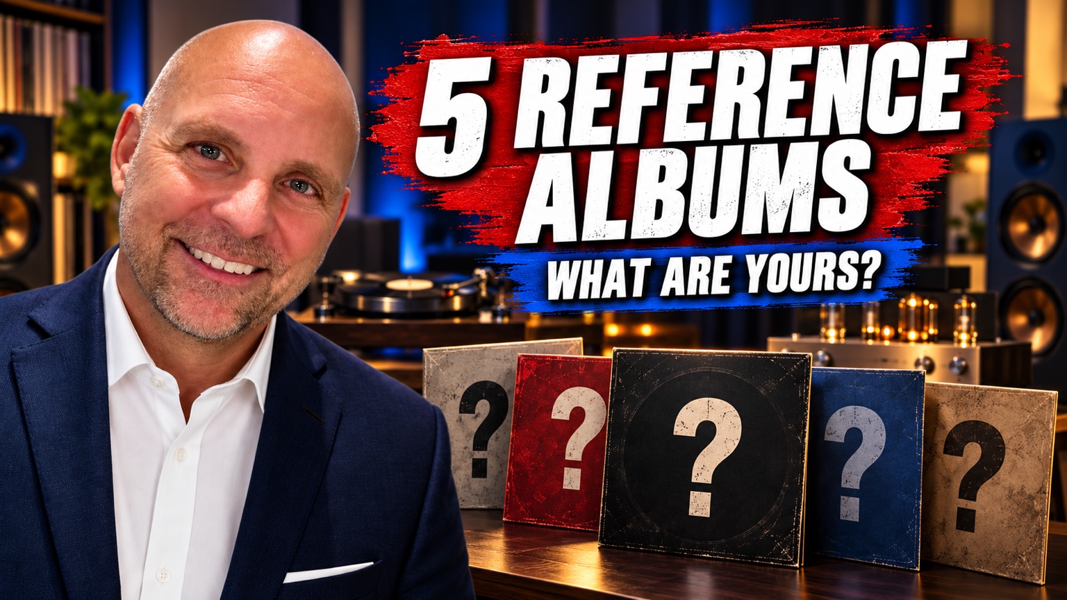 Five reference albums used to evaluate audio systems